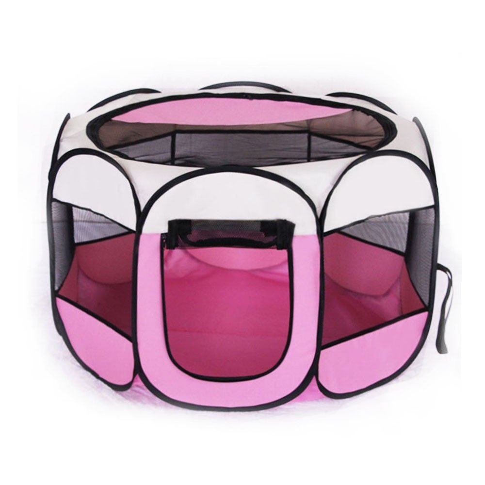 Large 44.9x 44.9x 22.8 Portable Foldable Pet Playpen Kennel House Playground for Puppy Cat Kittens Bunny Chicks Indoor Outdoor Travel Camping Large 44.9x 44.9x 22.8 Portable Foldable Pet Playpen Kennel House Playground for Puppy Cat Kittens Bunny Chicks Indoor Outdoor Travel Camping