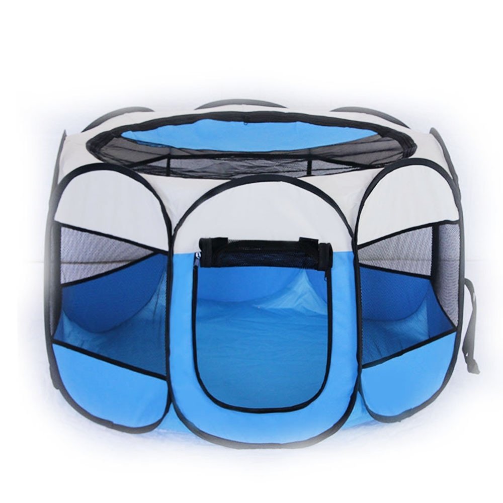 Large 44.9x 44.9x 22.8 Portable Foldable Pet Playpen Kennel House Playground for Puppy Cat Kittens Bunny Chicks Indoor Outdoor Travel Camping Large 44.9x 44.9x 22.8 Portable Foldable Pet Playpen Kennel House Playground for Puppy Cat Kittens Bunny Chicks Indoor Outdoor Travel Camping